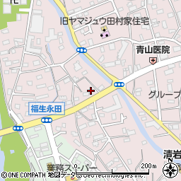 東京都福生市福生563-25周辺の地図