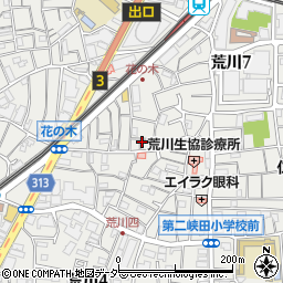 東京都荒川区荒川7丁目32-2周辺の地図