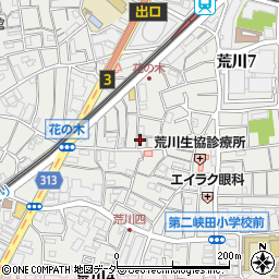 東京都荒川区荒川7丁目32-4周辺の地図
