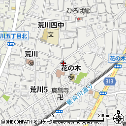 東京　カルバリ教会周辺の地図