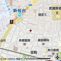 東京都練馬区栄町45周辺の地図