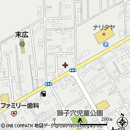 千葉県富里市七栄895-2周辺の地図