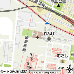 小平市役所　男女共同参画センター周辺の地図