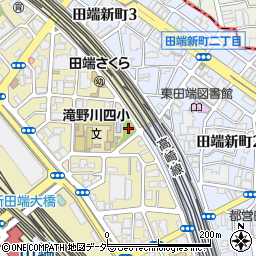 東田端公園周辺の地図