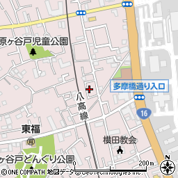 東京都福生市福生2307-13周辺の地図