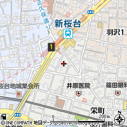 東京都練馬区栄町19周辺の地図