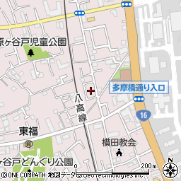 東京都福生市福生2307-10周辺の地図