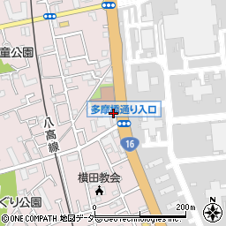 東京都福生市福生2302周辺の地図