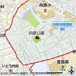東京都板橋区向原2丁目周辺の地図