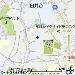 千葉県佐倉市臼井田周辺の地図