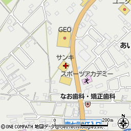 株式会社三喜　富里店周辺の地図