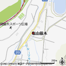 山梨県甲州市塩山藤木912周辺の地図