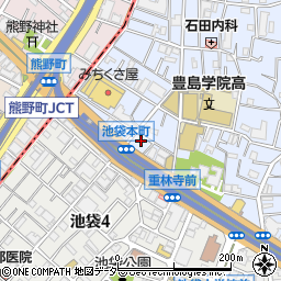 東京都豊島区池袋本町2丁目5-9周辺の地図