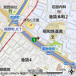 東京都豊島区池袋本町2丁目5-7周辺の地図