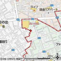 東京都江戸川区西小岩3丁目38周辺の地図
