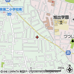 東京都練馬区南大泉1丁目32周辺の地図