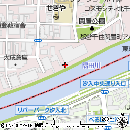 東京都足立区千住関屋町10周辺の地図