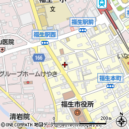 東京都福生市本町94周辺の地図