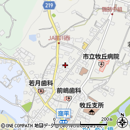 山梨県山梨市牧丘町窪平84周辺の地図