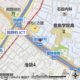 東京都豊島区池袋本町2丁目6-15周辺の地図