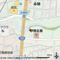 古田切大橋周辺の地図