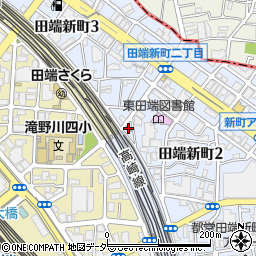 北田端新町郵便局周辺の地図