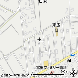 千葉県富里市七栄881-14周辺の地図