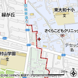 カーサ・プラシードＢ周辺の地図