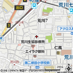 東京都荒川区荒川4丁目56-4周辺の地図