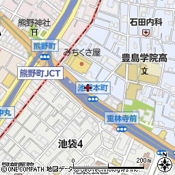 東京都豊島区池袋本町2丁目6-2周辺の地図