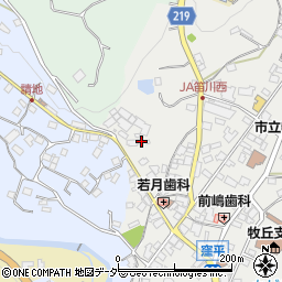 山梨県山梨市牧丘町窪平951周辺の地図