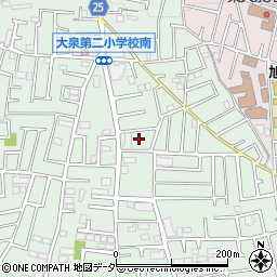 東京都練馬区南大泉1丁目27周辺の地図