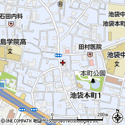 釜寅　北池袋店周辺の地図