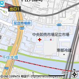 東京都足立区千住橋戸町88周辺の地図