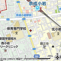 アルカディア北小岩周辺の地図