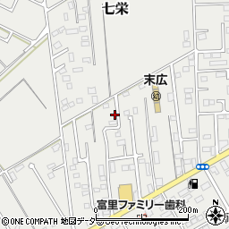 千葉県富里市七栄883-6周辺の地図