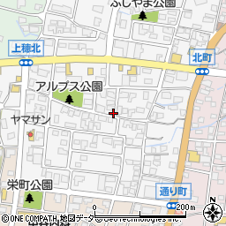 長野県駒ヶ根市上穂北周辺の地図