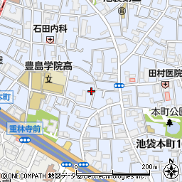 東京都豊島区池袋本町2丁目12-15周辺の地図