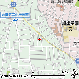 東京都練馬区南大泉1丁目31周辺の地図