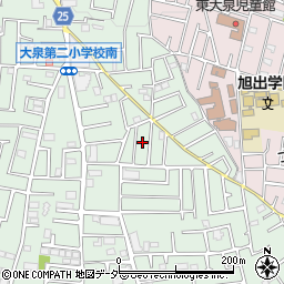 東京都練馬区南大泉1丁目30周辺の地図
