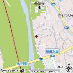 東京都福生市福生594-4周辺の地図