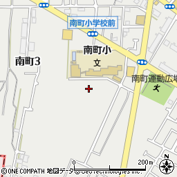 東京都東久留米市南町周辺の地図