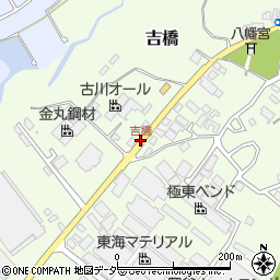 吉橋周辺の地図