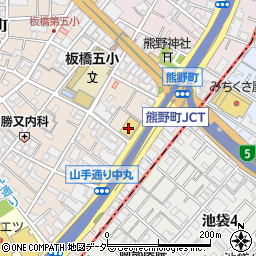 東京都板橋区中丸町13周辺の地図