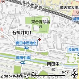 〒177-0041 東京都練馬区石神井町の地図