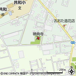 暁典寺周辺の地図