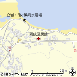 岡成区民館周辺の地図