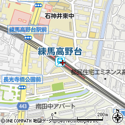 西武鉄道株式会社　練馬高野台駅周辺の地図