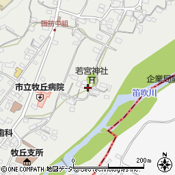 山梨県山梨市牧丘町窪平629-1周辺の地図