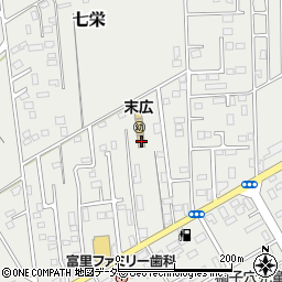 千葉県富里市七栄886-5周辺の地図